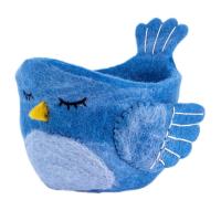 Bluebird Sleepy Bird Felt Pot-DZI502018